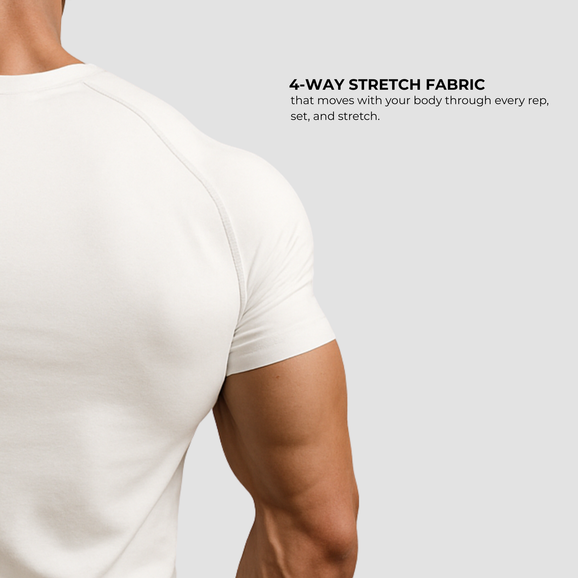 Cold White Compression T-Shirt