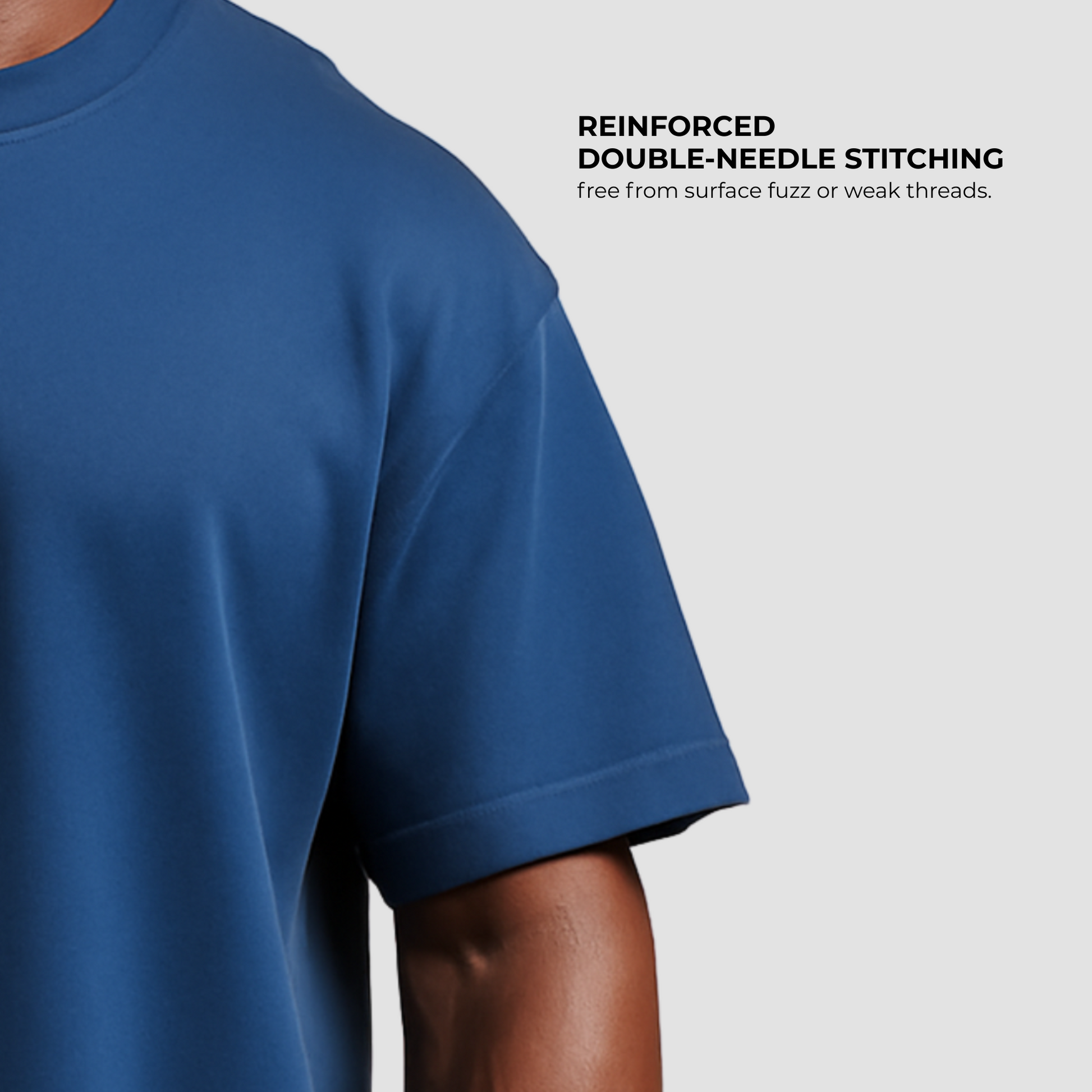 Controlled Blue Oversized T-shirt
